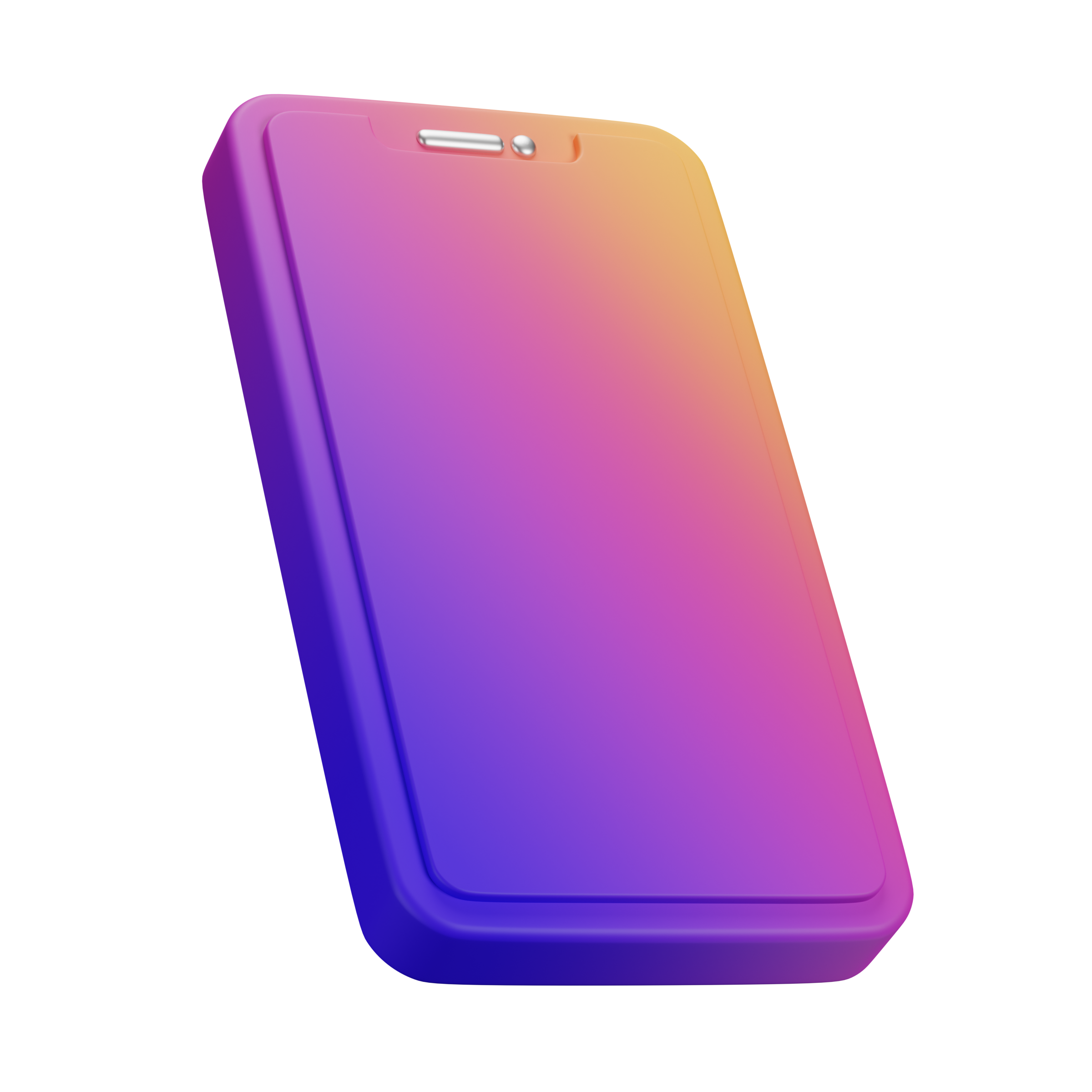 mobile-dynamic-gradient 3d icone