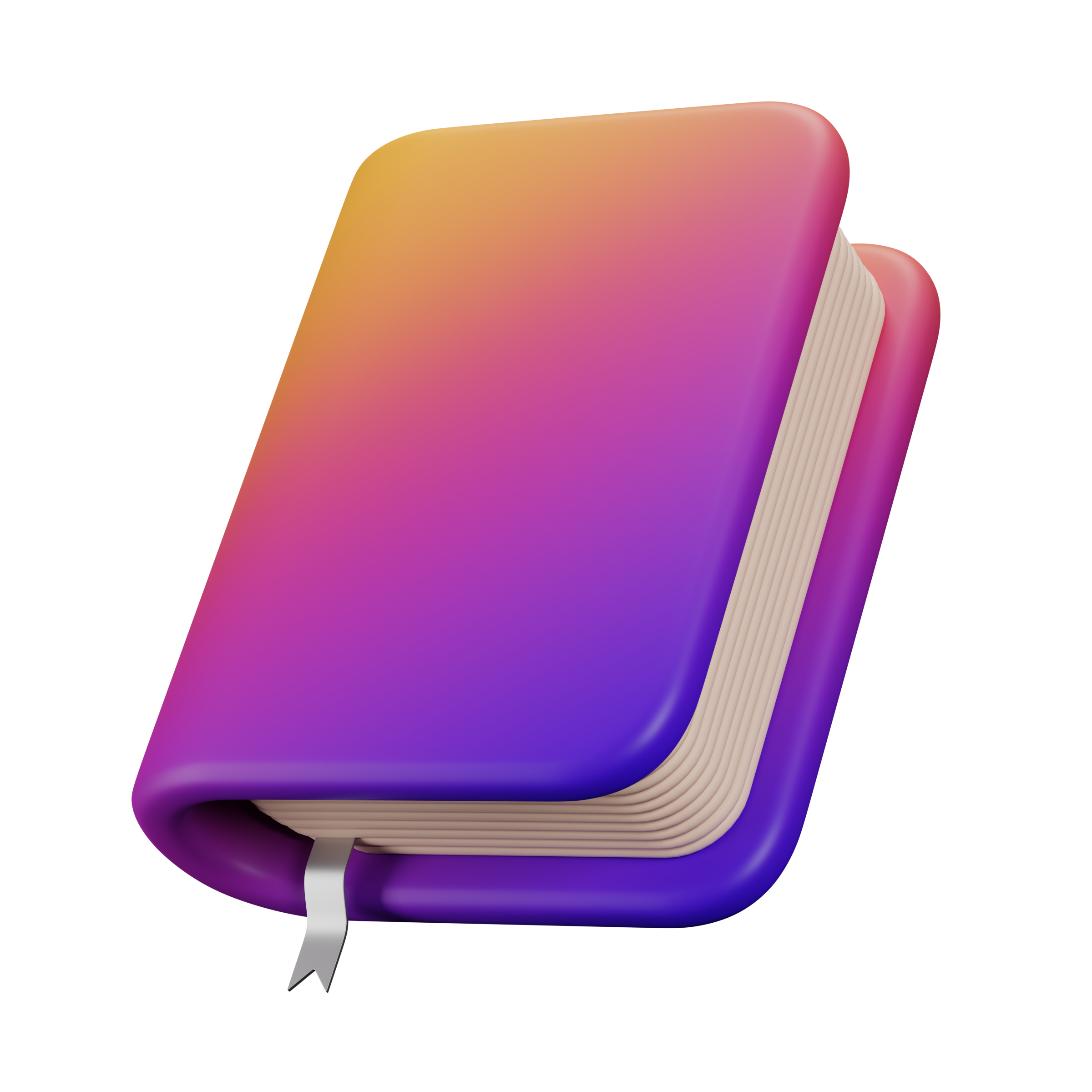 notebook dynamic gradient 3d icone